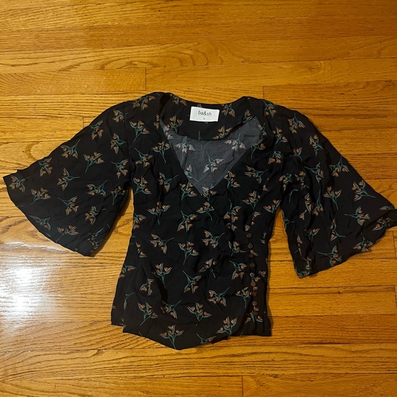 Ba&sh Ferdy top, noir, xs / us 4 - Picture 5 of 16